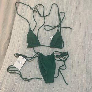 ONYX hunter green bikini